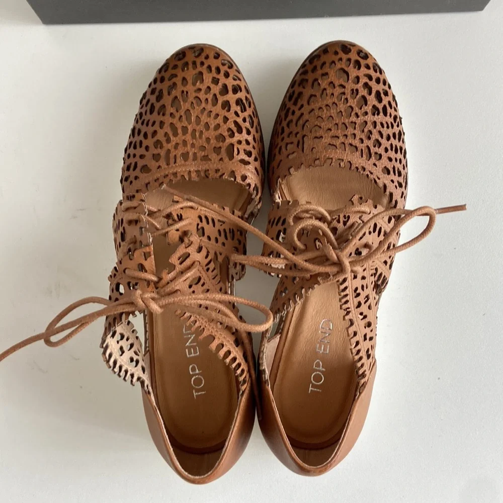 Top End Olay-To Tan Leather Sandals - Picture 3 of 5